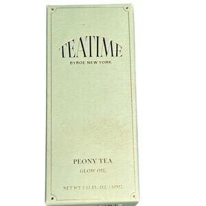 Byroe‎ Skincare Teatime Peony Tea Facial Oil and Primer Vegan Glow Oil 30ml